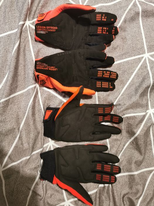 Rękawice fox dwie pary lato zima enduro MTB cross