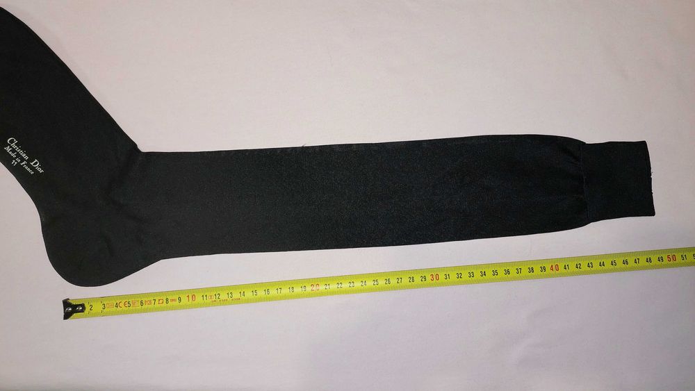 Christian Dior Шелковые гольфы Made in France плоский шов носки