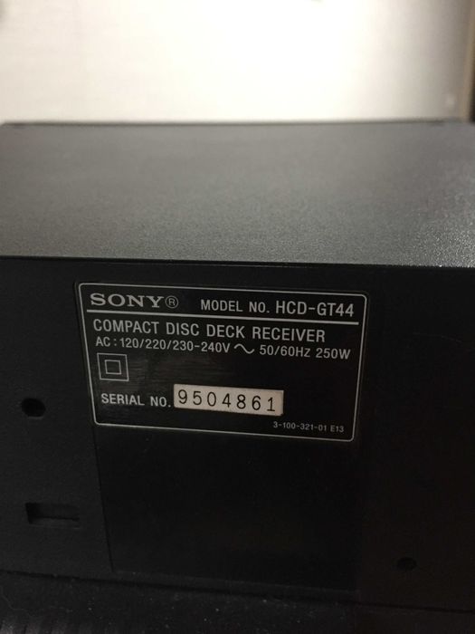 Музыкальный центр SONY