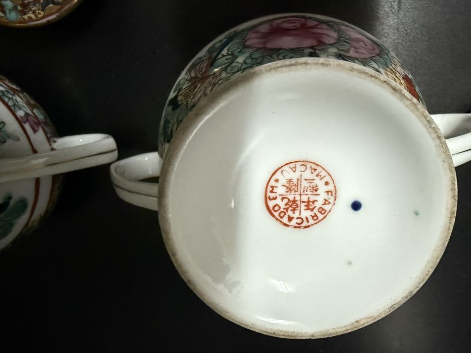 Conjunto de chá fabricado em Macau