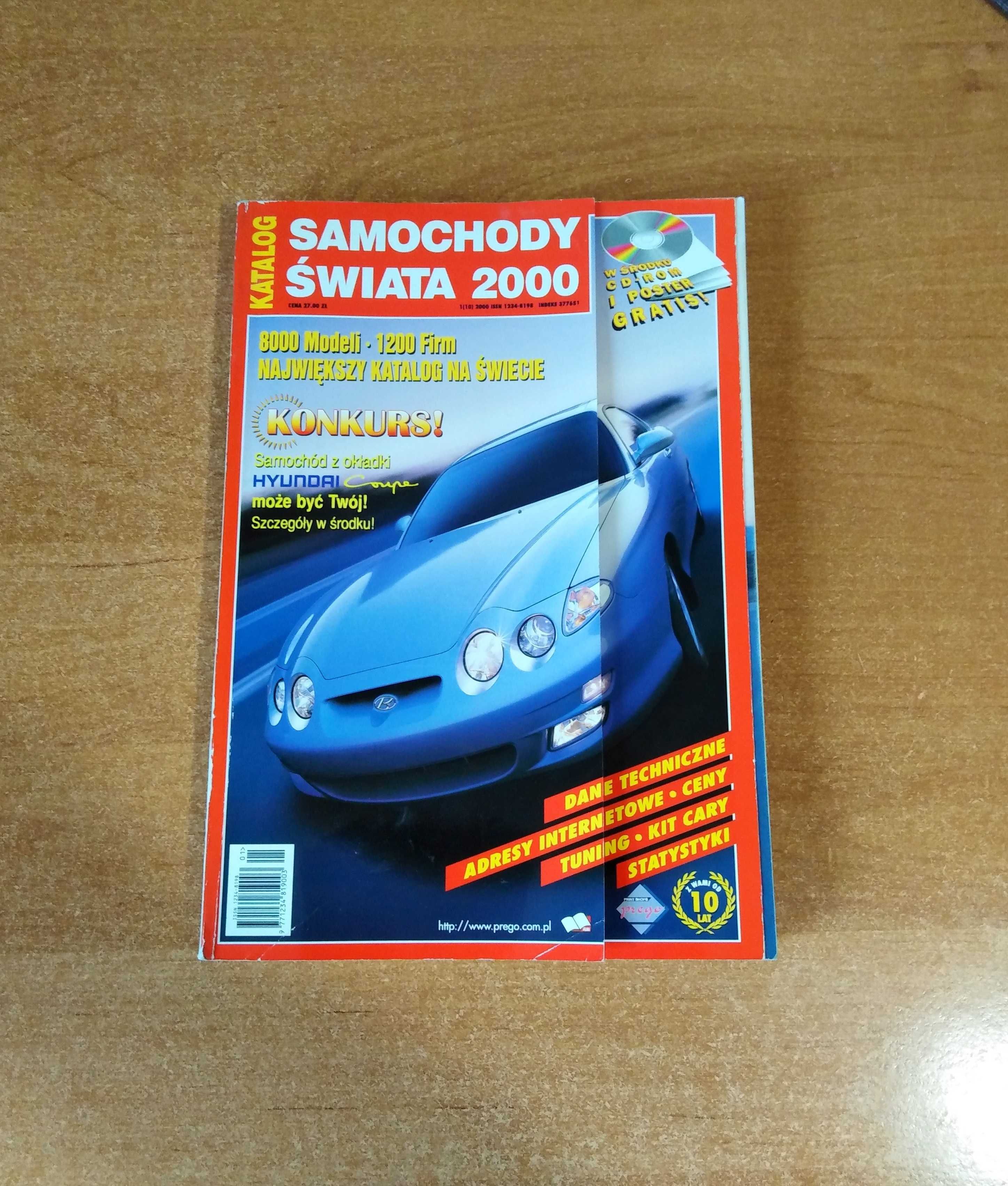 Katalog Samochody świata 2000 r. – 8000 modeli, 1200 firm.