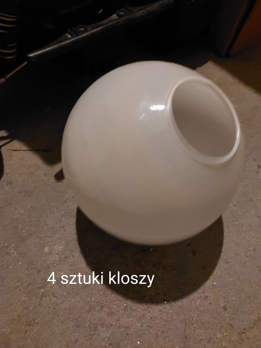 Klosze do lamp/ klosze PRL