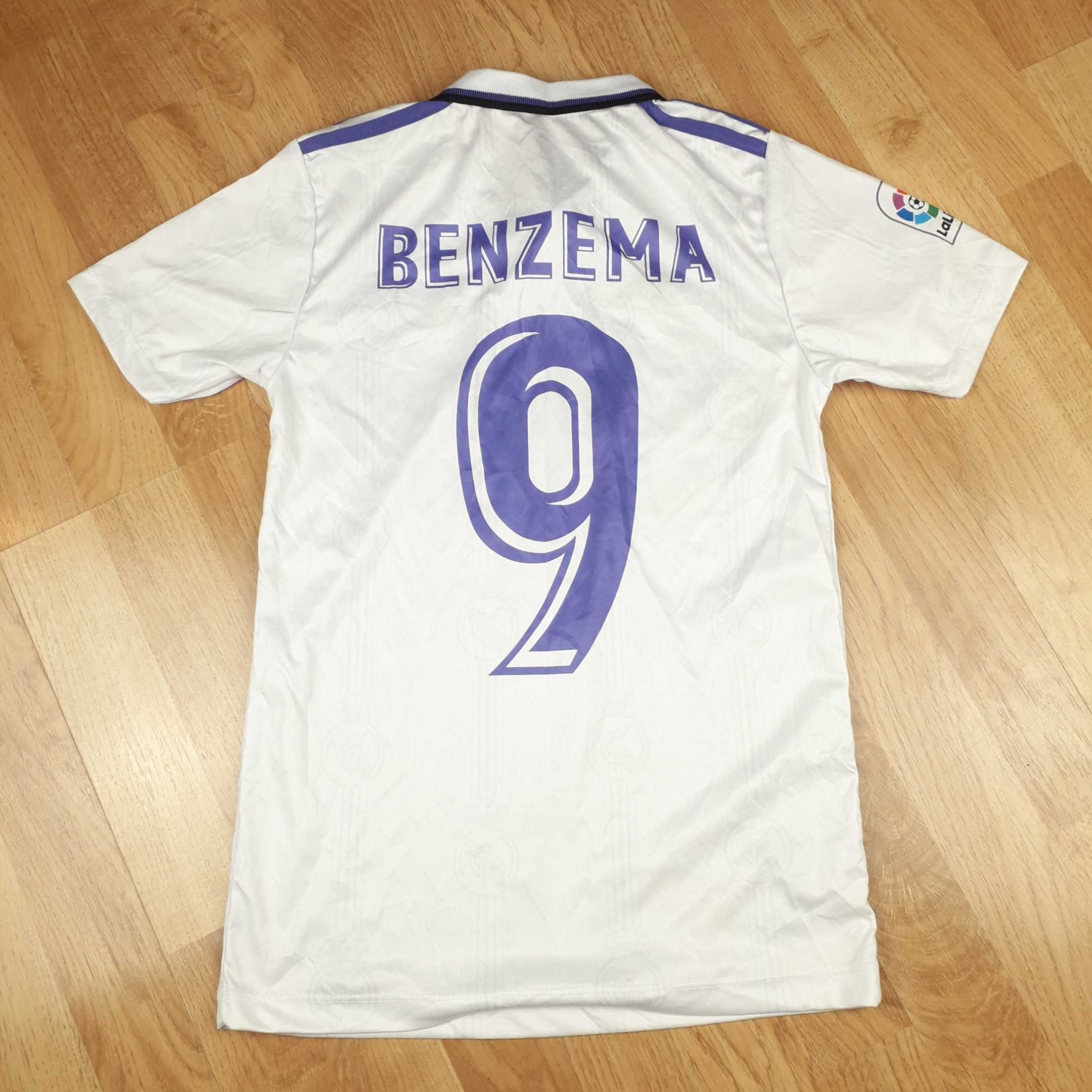 Koszulka dziecięca Real Madryt Benzema rozm : M  140 cm 10-12 Lat
