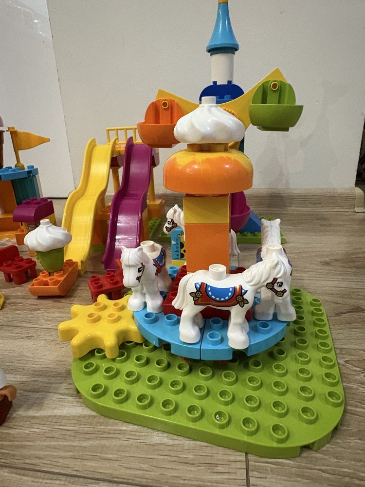 Lego duplo 10840 wesole miasteczko DUZY ZESTAW