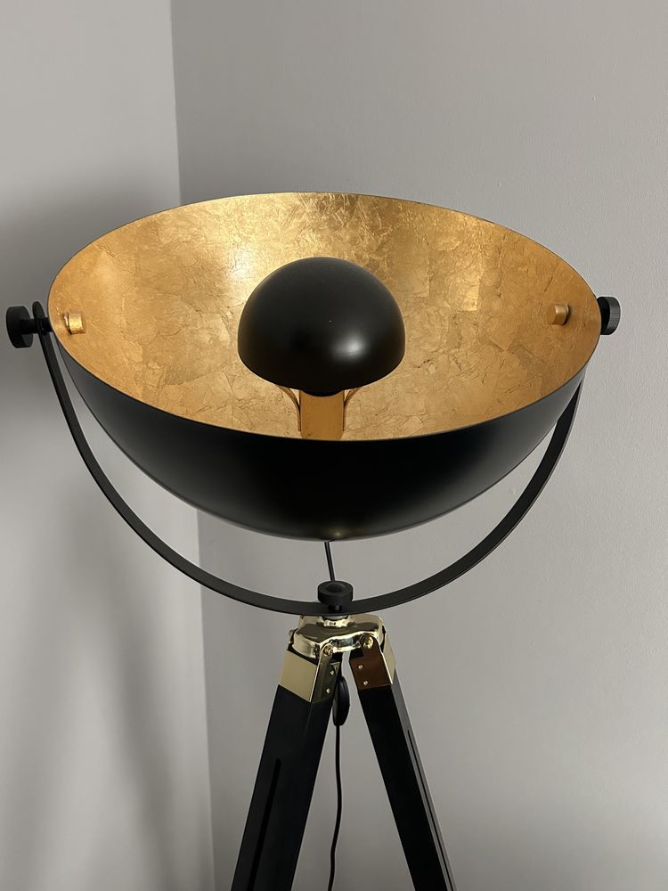 Mega okazja! Lampa podlogowa na teójnogu loft glamour design!
