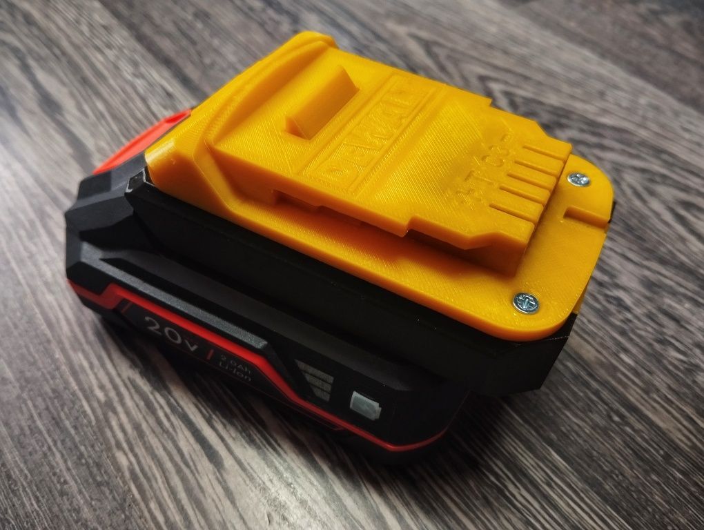 Адаптер перехідник акумулятор Dnipro-M 20V на інструмент Dewalt 20V