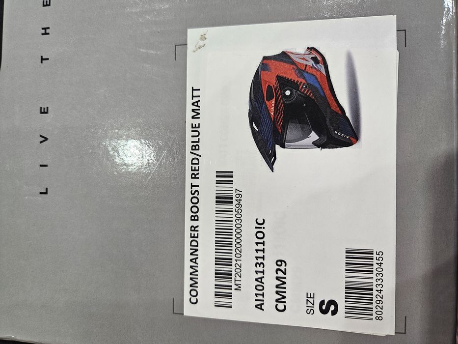 Kask Airoh Commander Boost RED/BLUE MATT