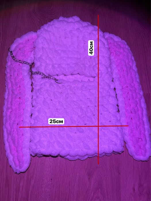 БАЛАКЛАВА зайчик,вьязана з цепочками |найнижча ціна!