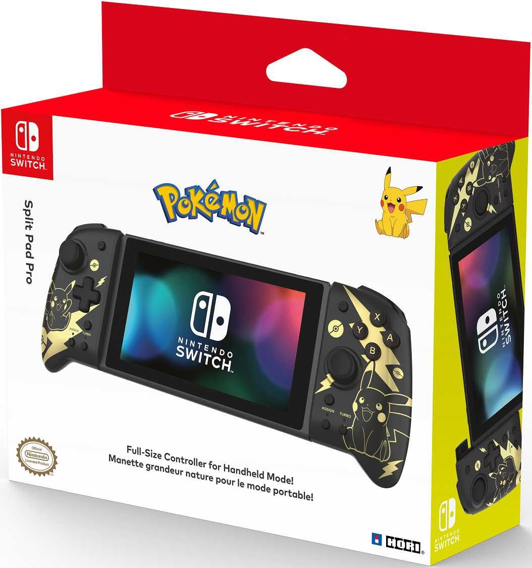 HORI SWITCH Split Pad Pro PIKACHU Black & Gold