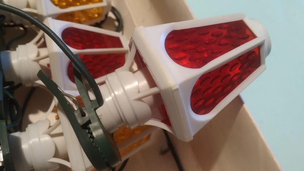 Lampki choinowe latarenki  z PRL-u