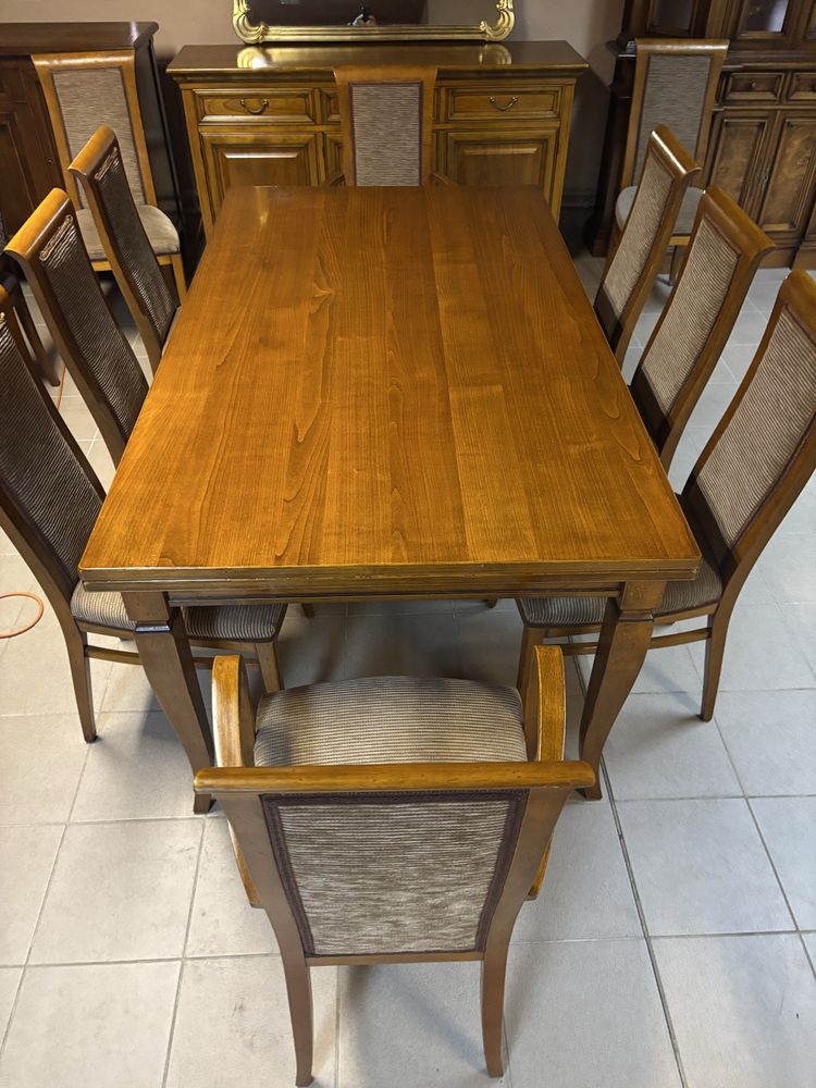 Zestaw Mebli Stylowe Selva Italy Stół 300 cm 10 Krzeseł Komoda Sklep