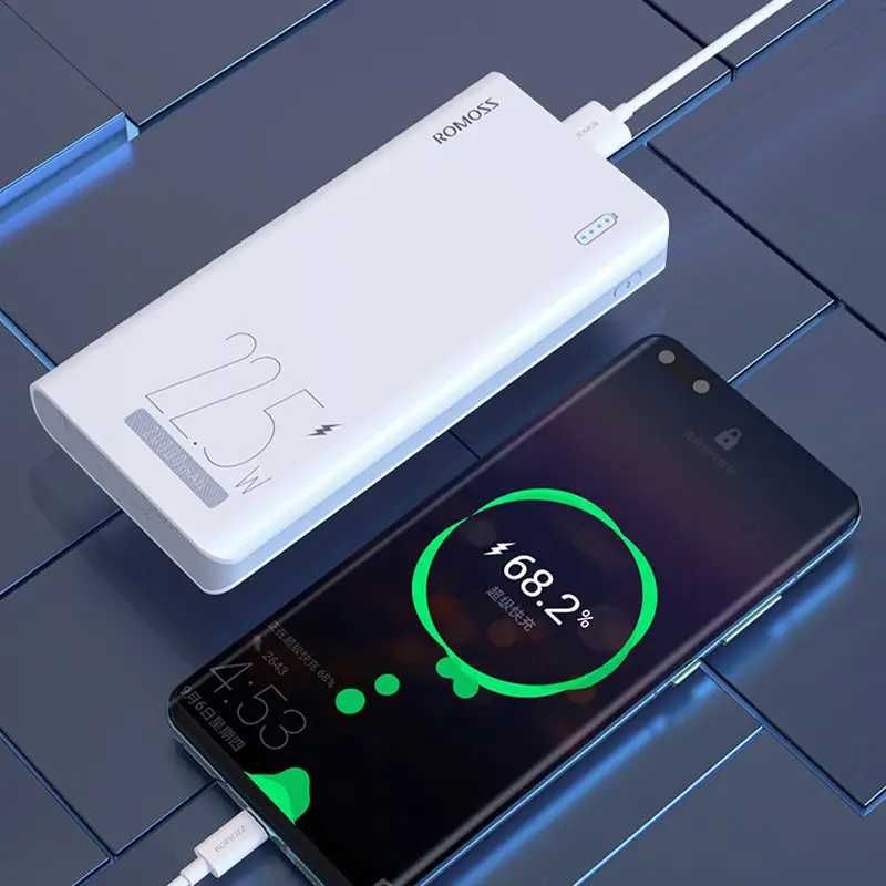 Зовнішній акумулятор Romoss Sense6 PPH-80 22.5 W 20000 mAh White