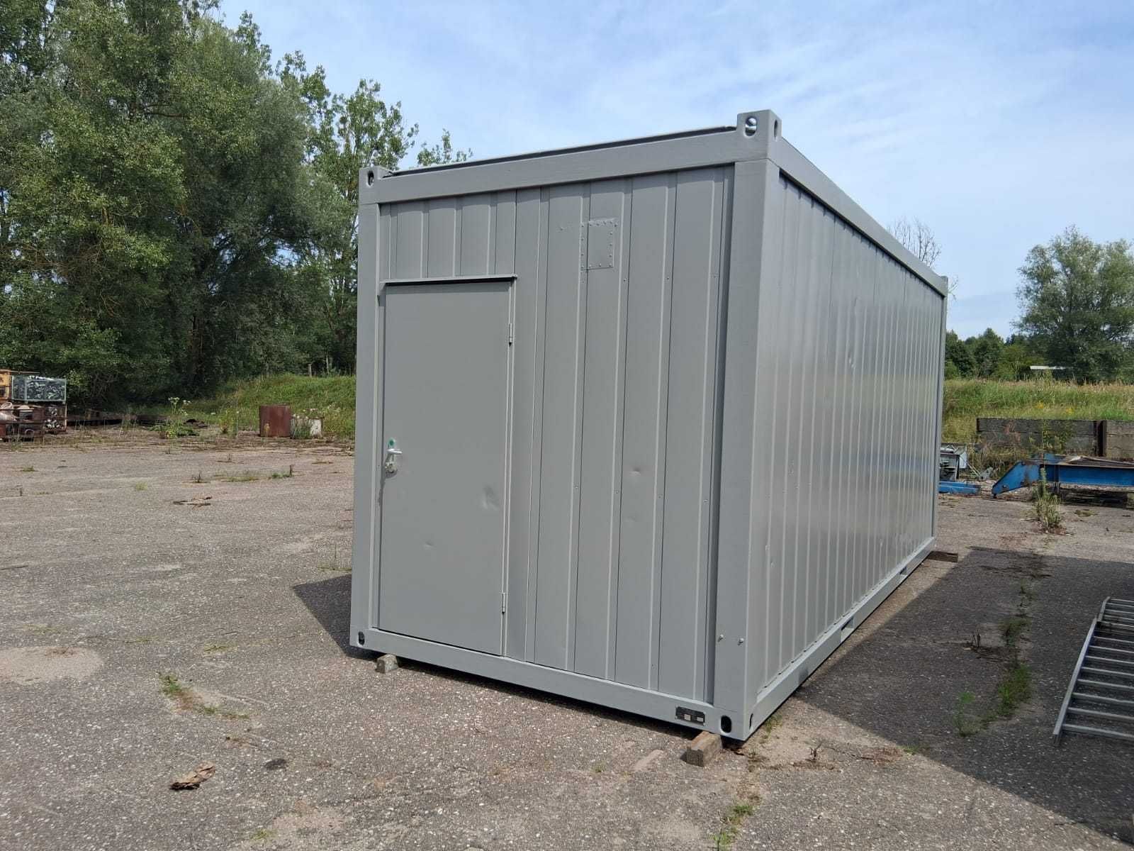 Kontener biurowy socjalny 20' niemiecki - 6,06 m x 2,45 m x 2,80 m wys