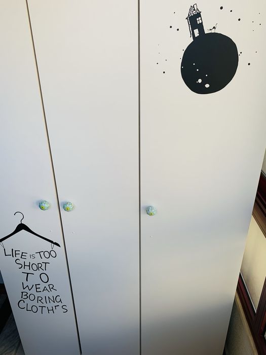 2 Armarios brancos - 3 portas -  ikea muito amorososos / personalizado
