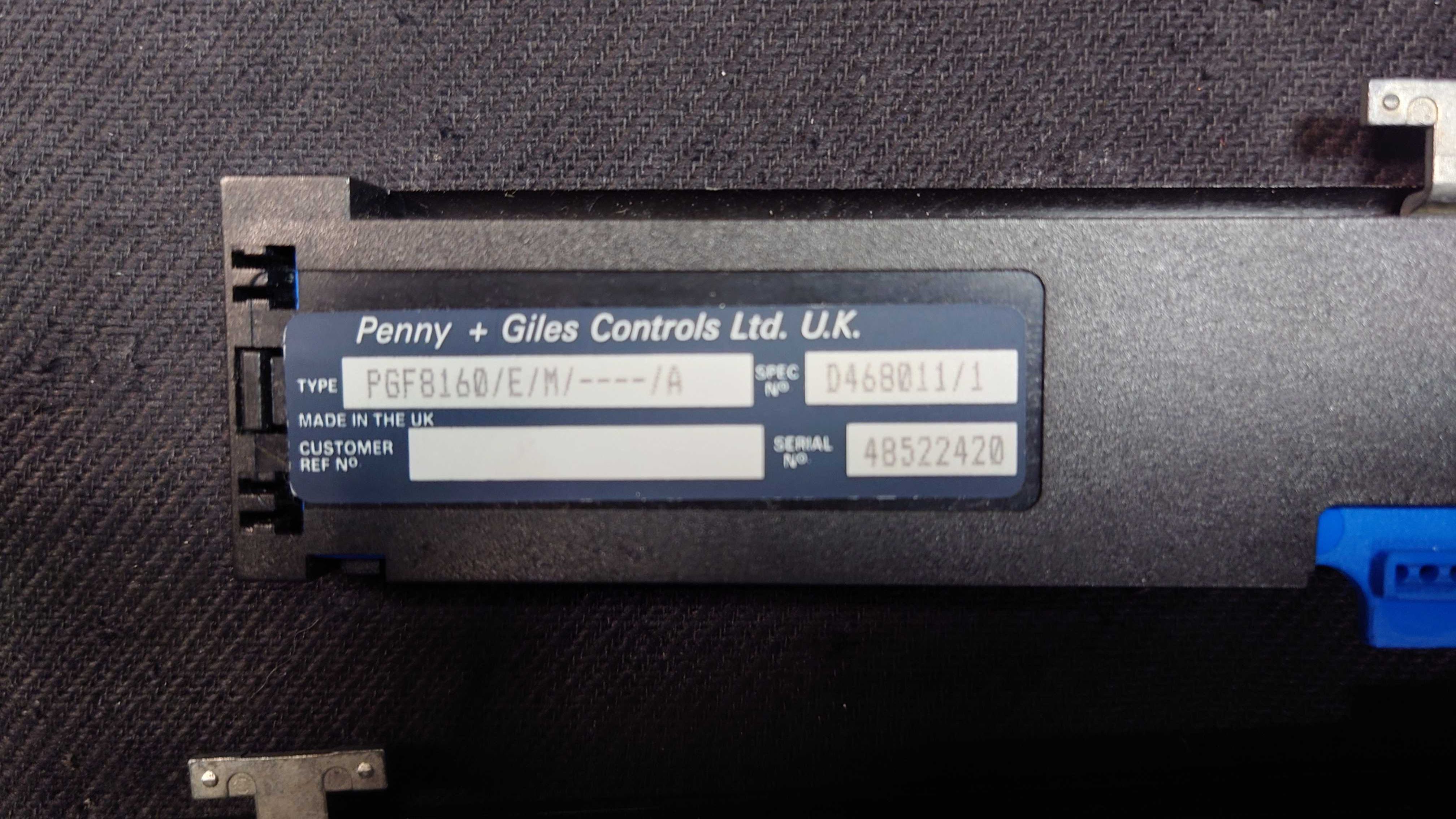 Faders Penny and Giles P&G PGF 8160 e 8120