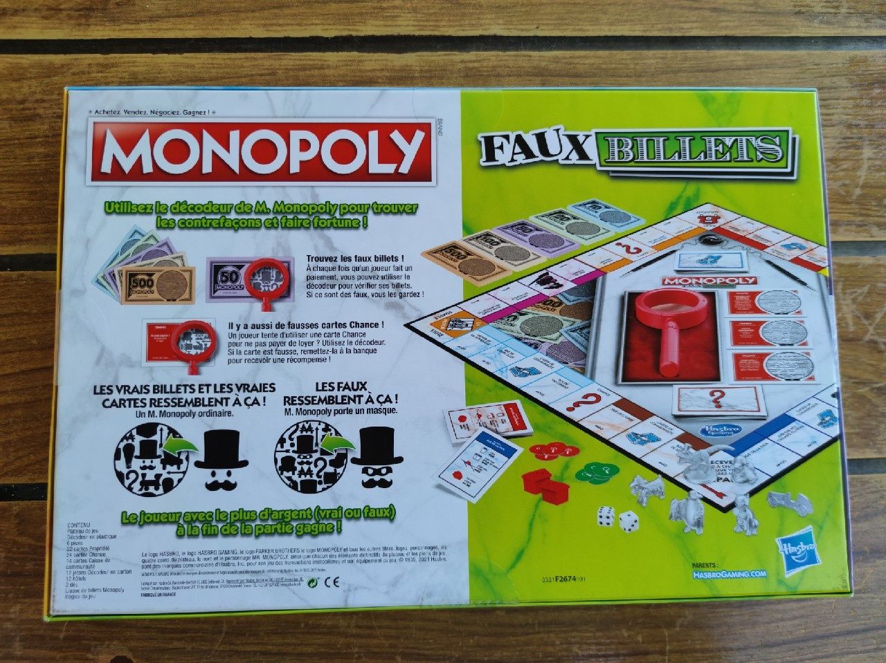 Monopoly Faux billets ( Trefna kasa)