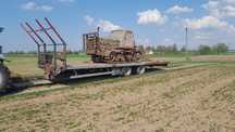 Przyczepa rolnicza tandem 9m laweta platforma
