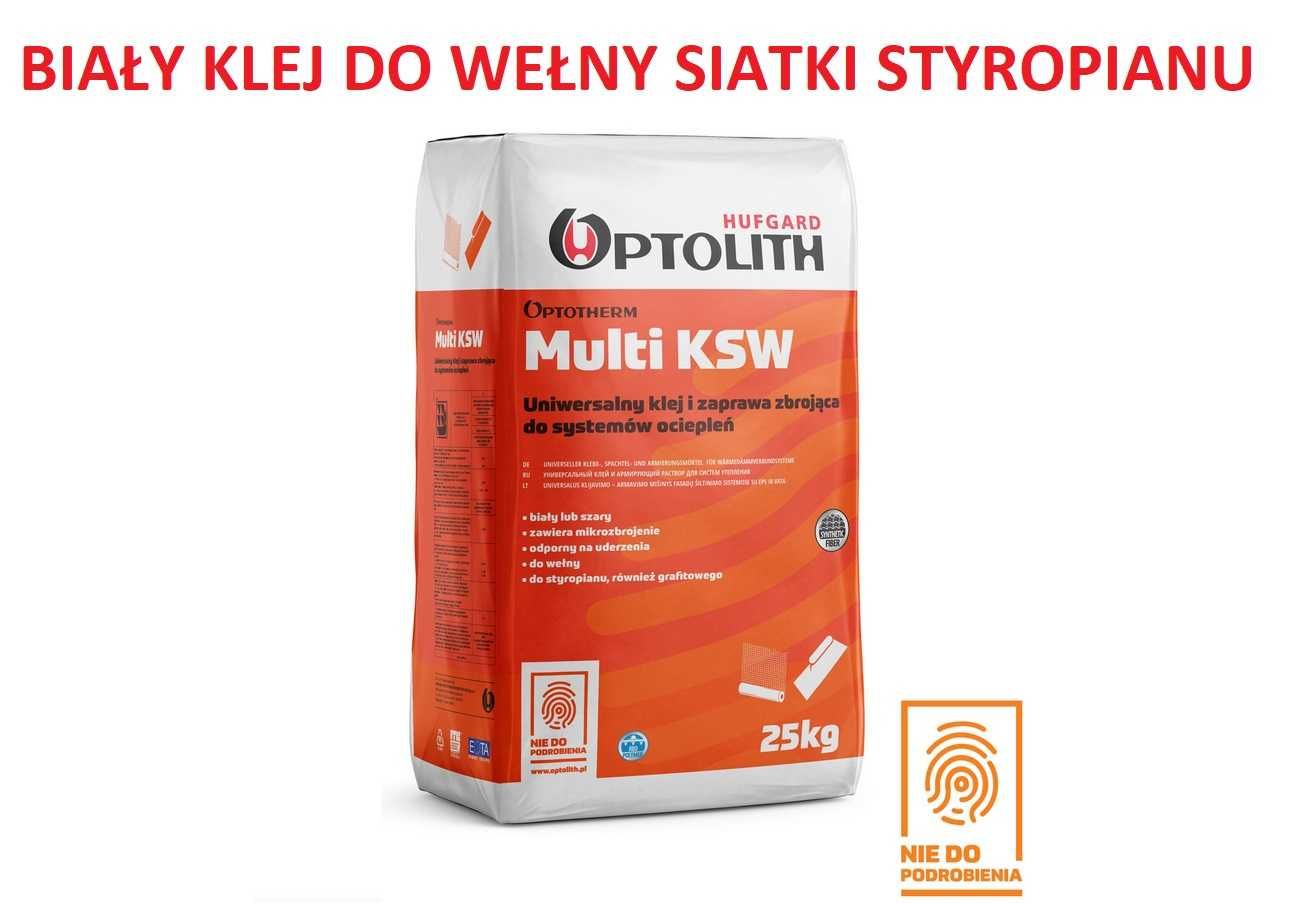 Klej do przyklejania płyt styropianowych siatki wełny OPTOLITH HDS