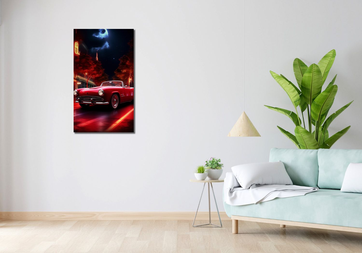 Obraz 50x90cm Motoryzacyjny Wrzask