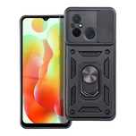 Futerał SLIDE ARMOR do XIAOMI Redmi 12C czarny + Szkło hartowane