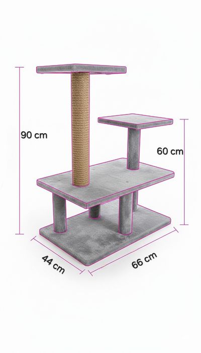 Duży stabilny drapaka dla kota.