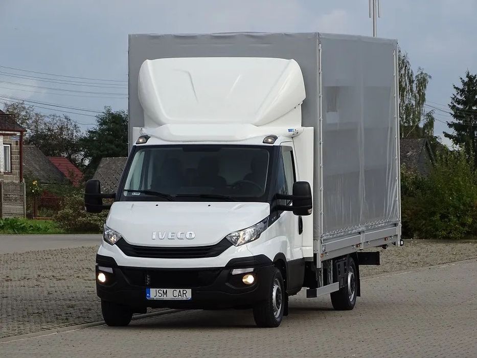 Iveco Daily 35S18 3.0 180 Plandeka 10 Ep. 5.00 m.+ DRZWI JAK NOWY!! Salon PL! 1 Wł.  Iveco Daily 35S18 3.0 180 Plandeka 10 Ep. 5.00 m.+ DRZWI JAK NOWY!!
