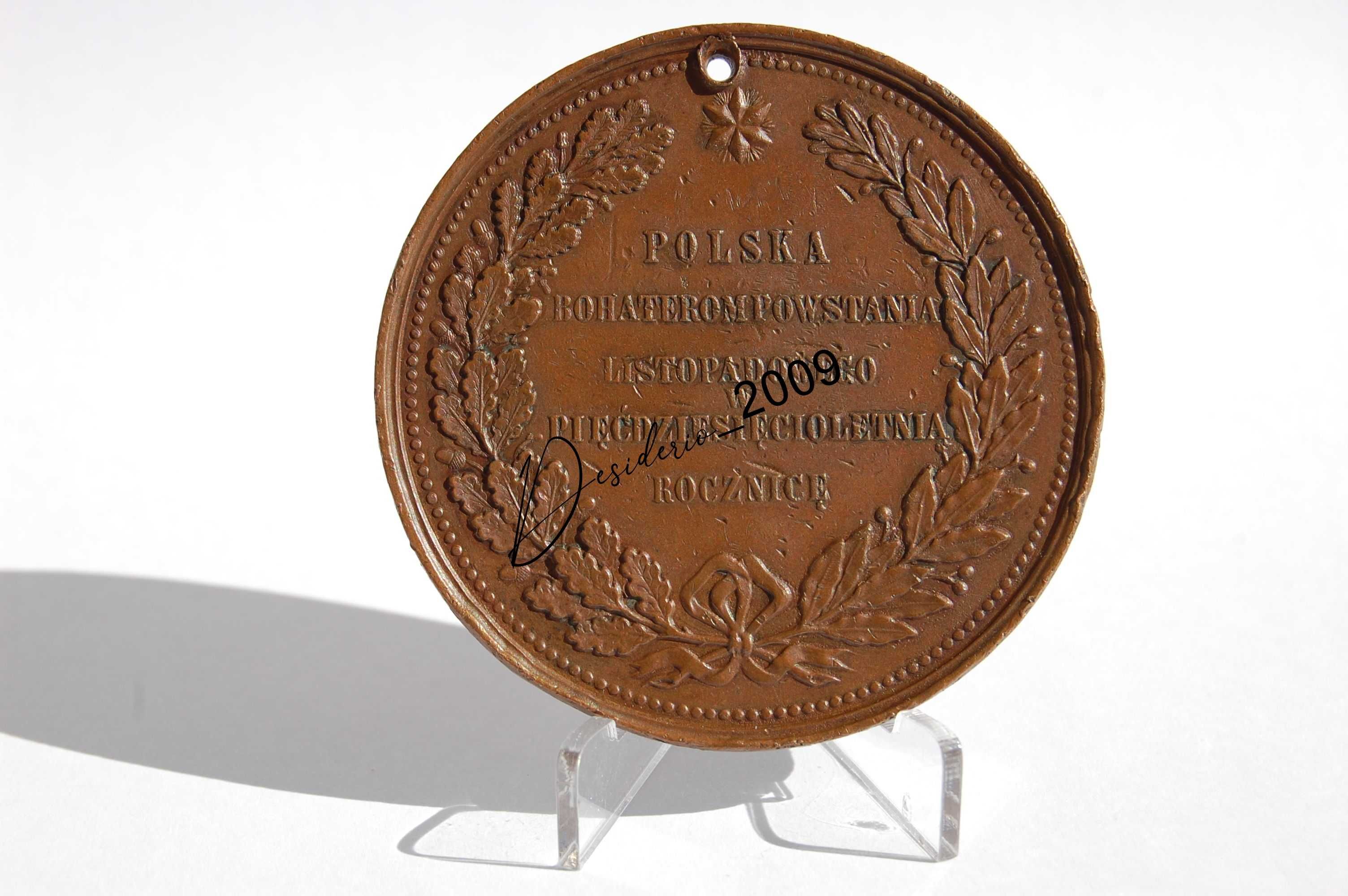 Medal Jubileuszowy 1880 Powstanie Listopadowe