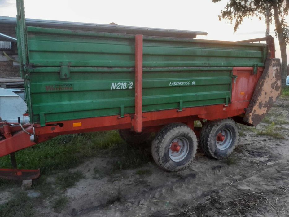 Sprzedam rozrzutnik obornika 6 ton na tandemnie