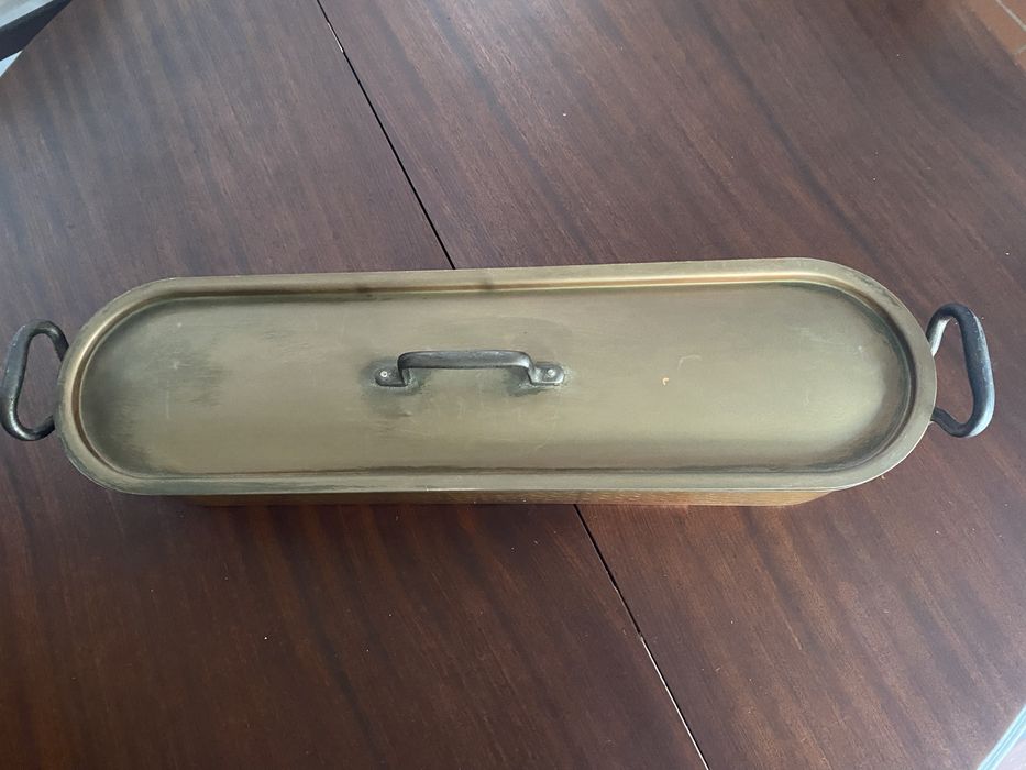 Panela peixeira de cobre 62 cm
