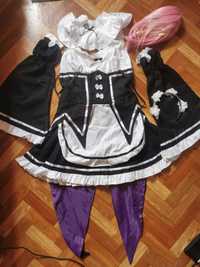 Full cosplay Ram Re:Zero XS/S