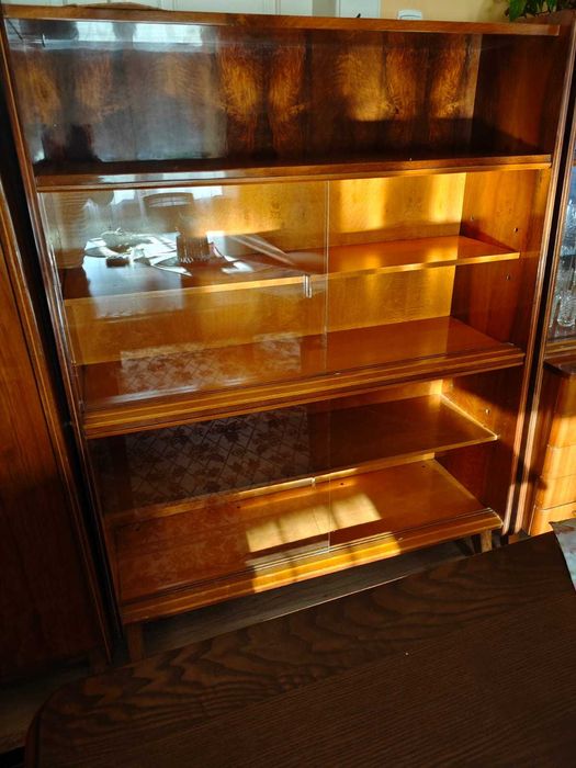 Biblioteka Tatra – vintage, orzech wysoki połysk, lata 70-te