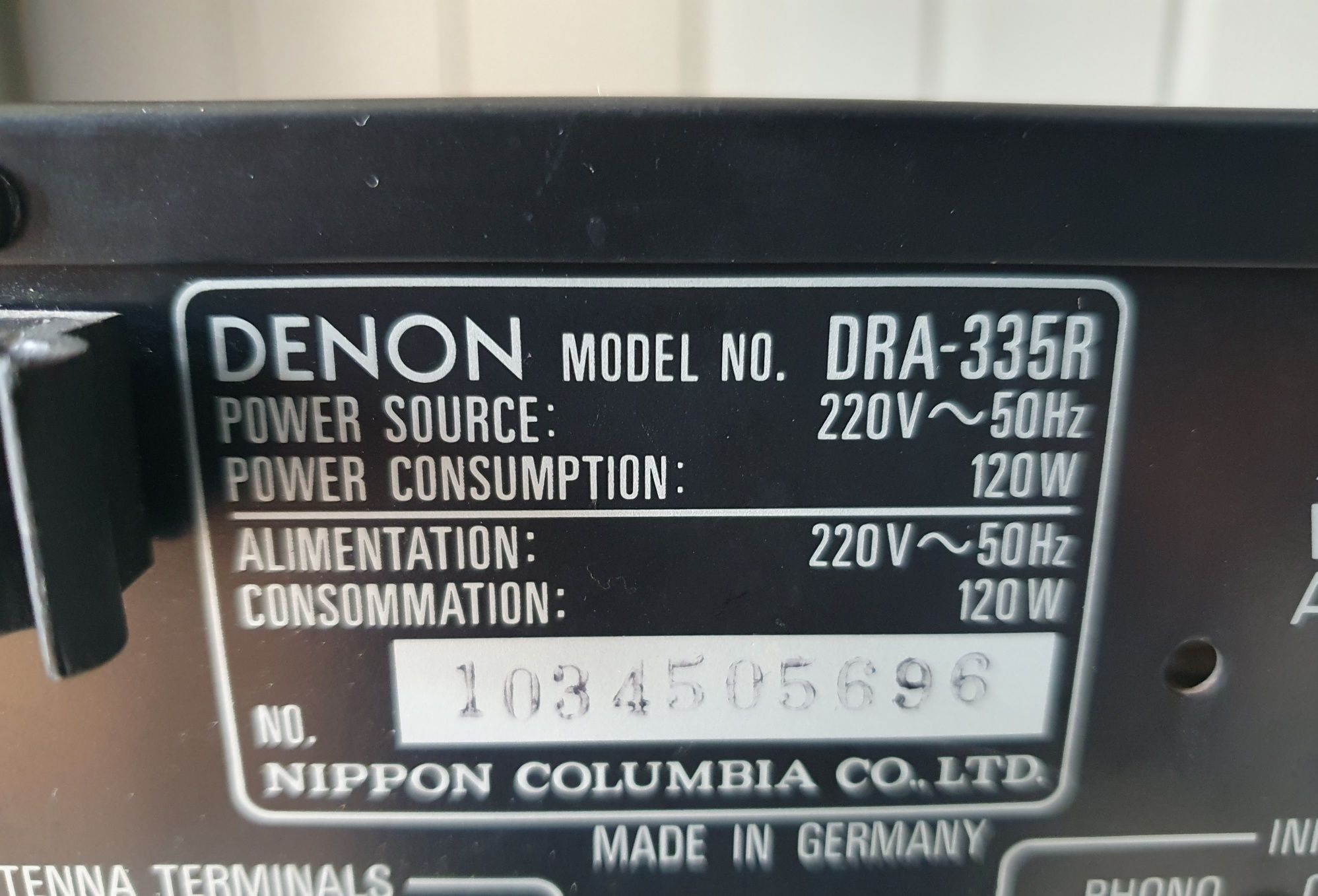 Ресівер Denon DRA-335R з пультом