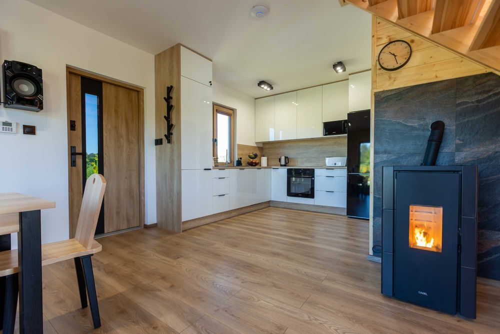 Dom Mazury jezioro sauna balia cisza samotny dom bez sąsiadów