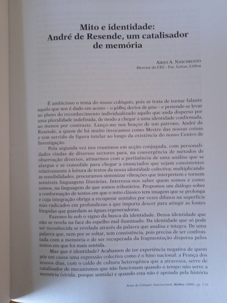 Mythos - A Tradição Mitográfica