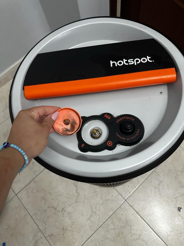 Aquecedor a gás HOTSPOT GALP PRETO 4000W