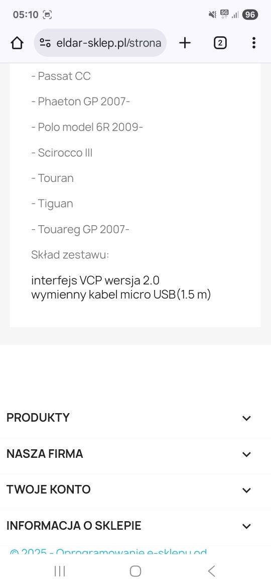 Interfejs diagnistyczny VCP PROFESSIONAL KLINE + CAN