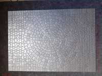 puzzle Ravensburger, Krypt, srebrne, używane, kompletne