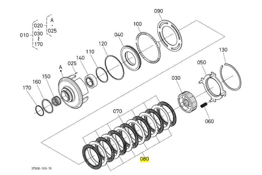 Oryginalna pierścień sprzęgła PTO Kubota Seria M GX