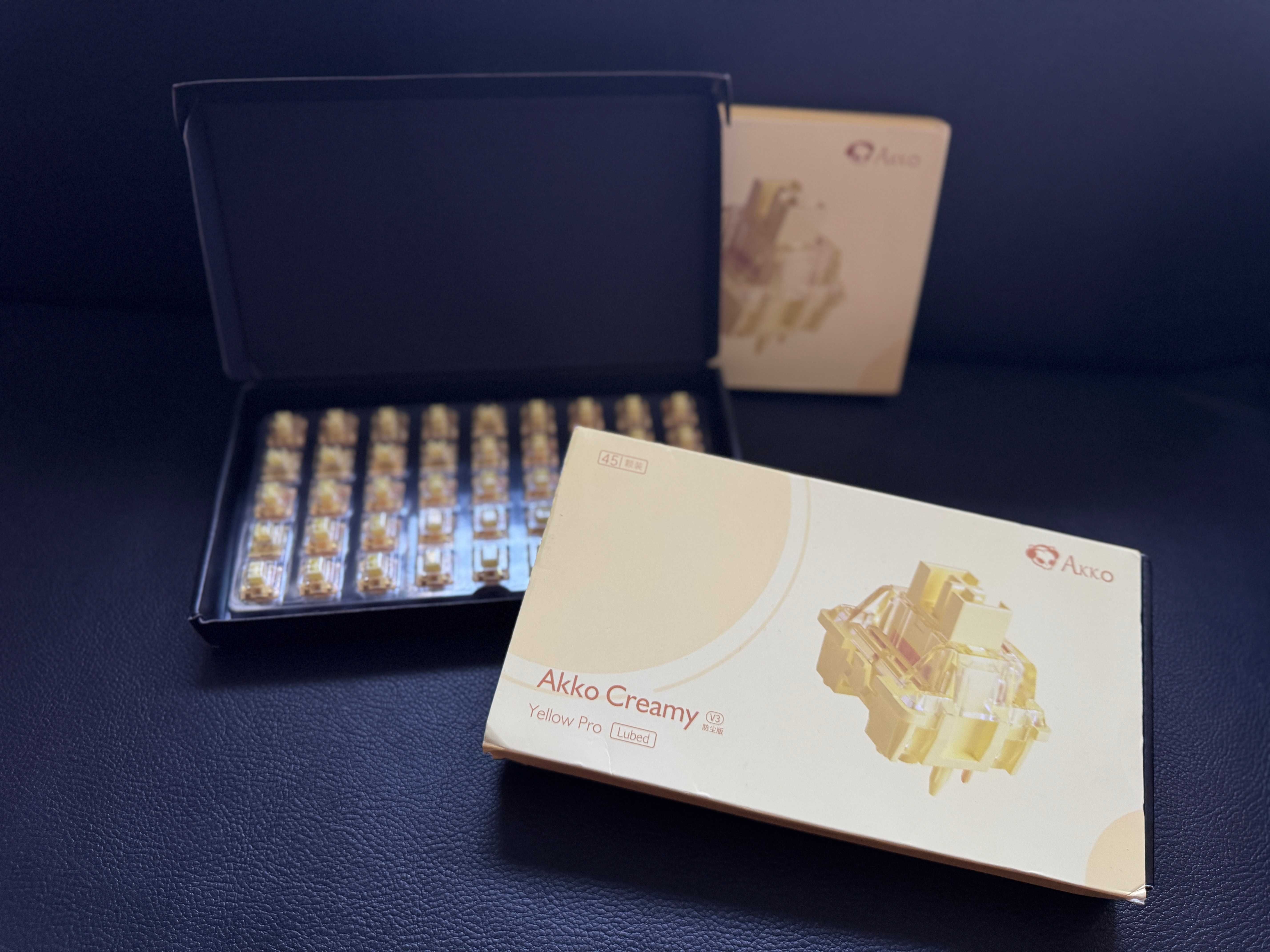 AKKO V3 Cream Yellow Pro Switch PRZEŁĄCZNIKI 88szt mechaniczne