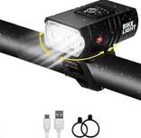 Latarka rowerowa reflektor T6 LED latarka ładowana na USB lampa przedn