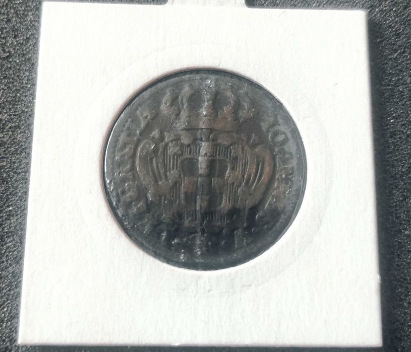 Moeda V Réis 1738 DEI GRATIA - Monarquia