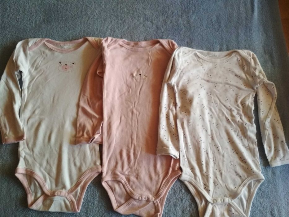 Zestaw 3 body z długim rękawem r. 98