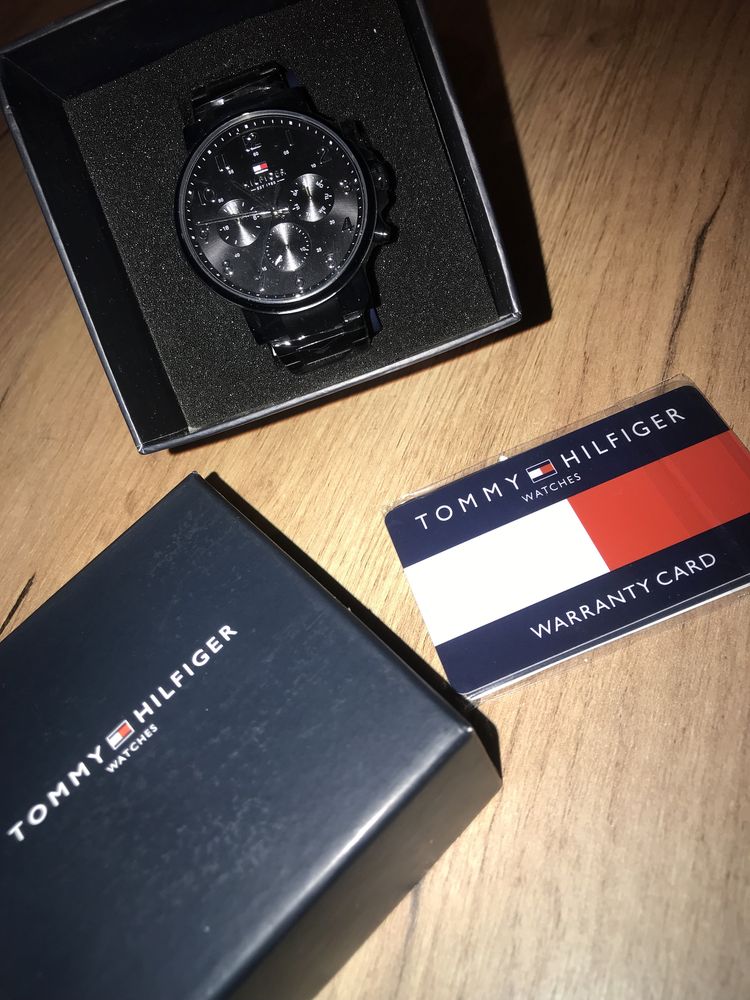 Zegarek Męski Tommy Hilfiger Daniel box zestaw karta gwarancyjna