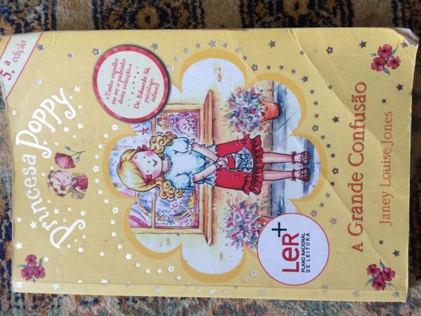 livro infantil da colecção princesa poppy , ''a grande confusão''