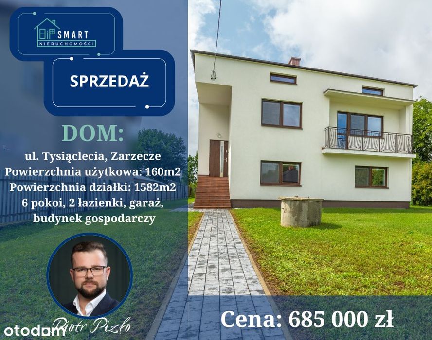 Dom jednorodzinny, ul. Tysiąclecia, Zarzecze pow.: 160 m2.