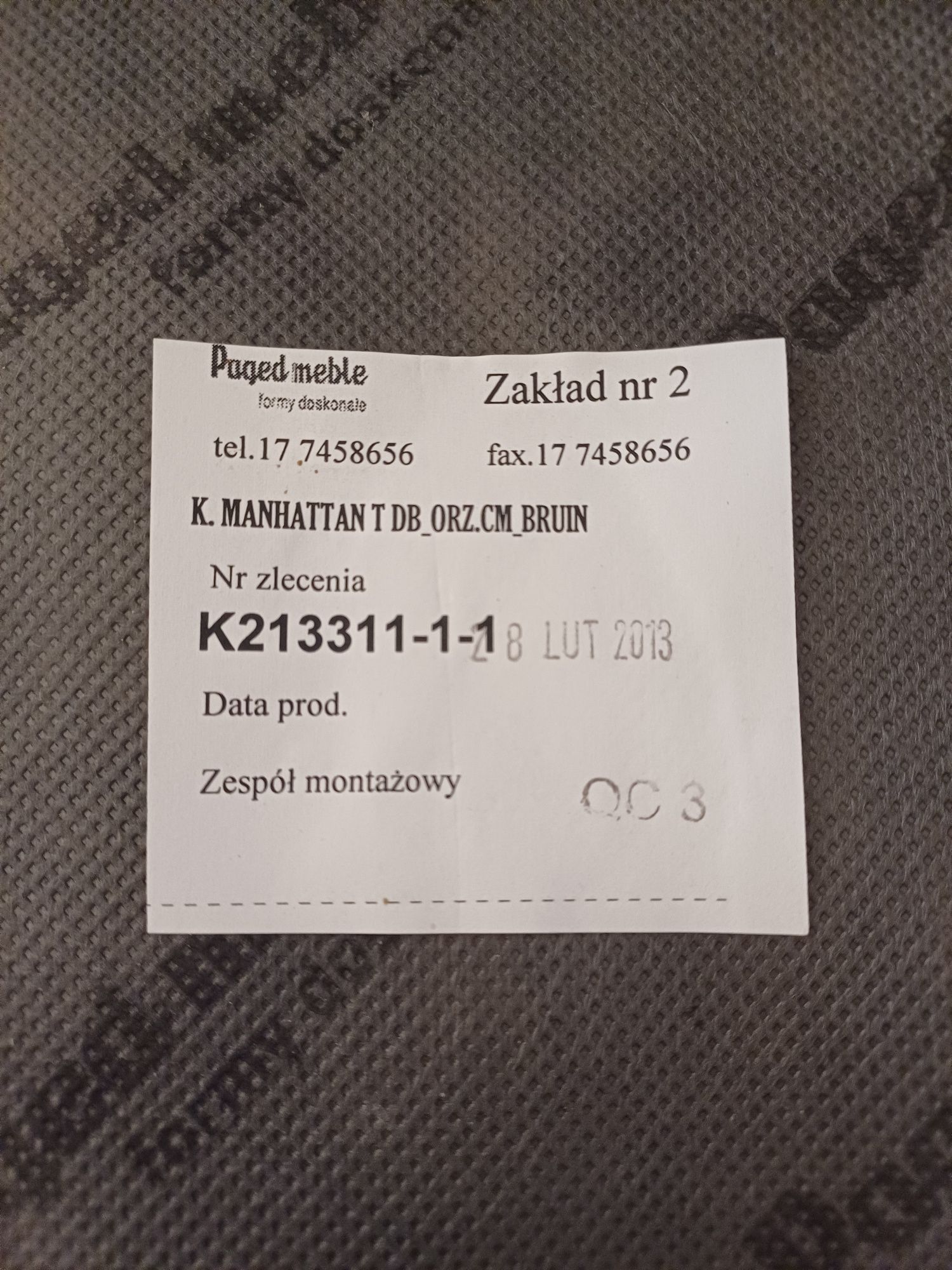 Paged meble 2x krzesła