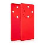 Beline Etui Silicone Honor Magic5 Liteczerwony/Red