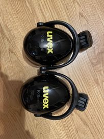 Dielektryczne nauszniki uvex K20H adaptera 30 mm Euroslot; Słuchawki
