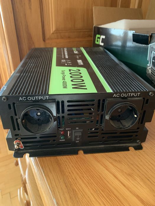 Інвертор Green Cell 12 v до 230 v 2000 Вт/4000Вт