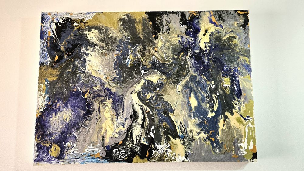 Quadro pintado a mão